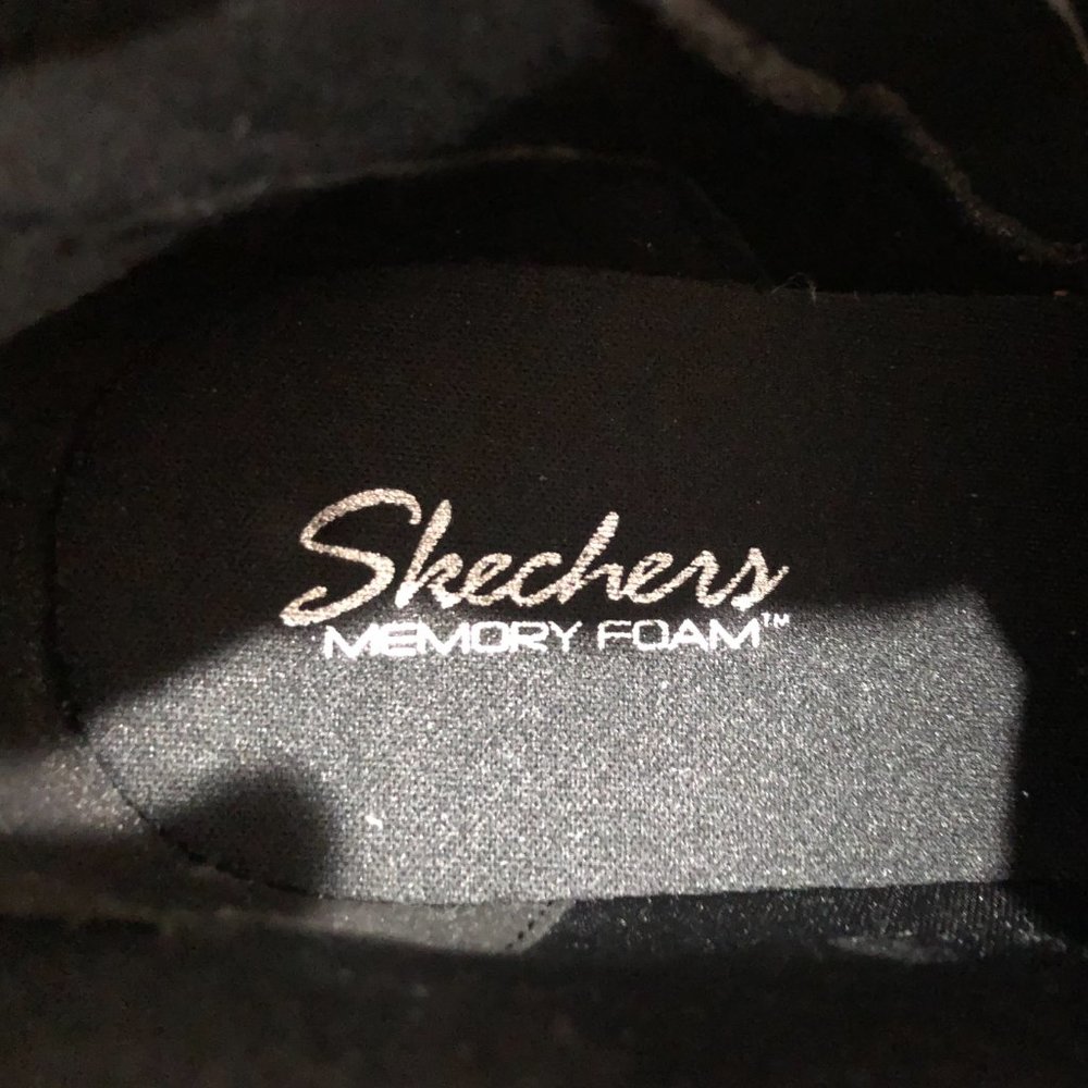 Skechers Brown & Black Leopard Print Ankle Boots w/ Side Zipper SZ 7 NWOT - Picture 7 of 9